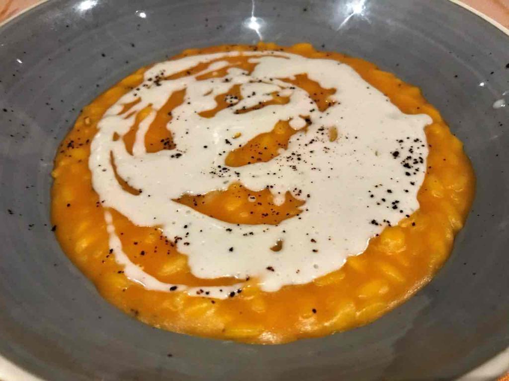 RISOTTO MANTECATO ALLA CREMA DI ZUCCA