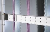 Traverse di fissaggio cavi Per armadi larghi 800 mm. Cable clamps For cabinets 800 mm width. larg. 800 e prof. 1.000 800 width and 1.000 depth. Cod.