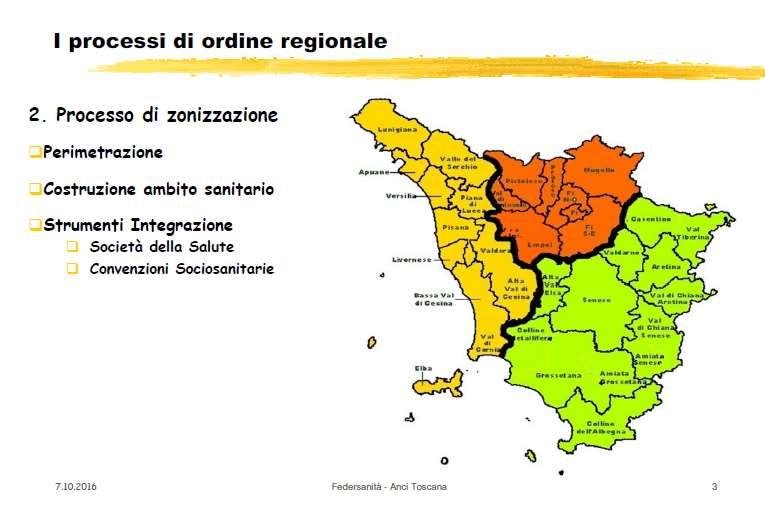 Le Zone/Distretto L.R 84/2015 prevedeva la riduzione delle Z/D, approvata poi nel dicembre 2016, da 34 a 27.