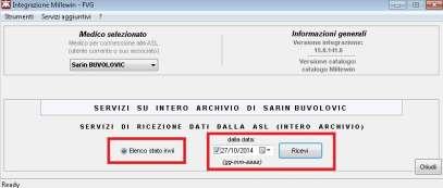 Servizio Elenco Stato Invii La regione Friuli Venezia Giulia ha implementato un servizio di
