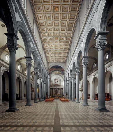 Basilica di San Lorenzo Progettata fin dal 1418, la Basilica di San Lorenzo è