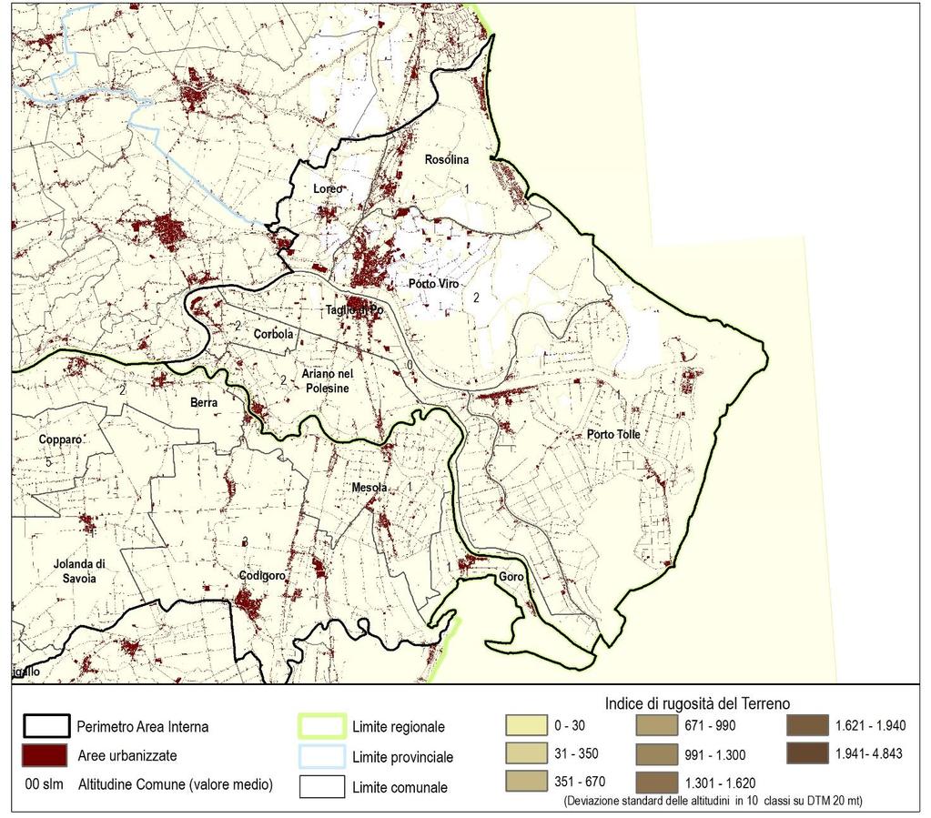 PARTE PRIMA Analisi e Descrizione Figura 2 Modello Digitale di Elevazione (DEM) a 20 mt (Fonte: ISPRA) Forme Associative Nell area di progetto non risultano Forme Associative Personale