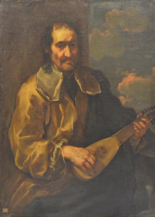 Suonatore di mandolino lombardo (Allegoria dell Udito)