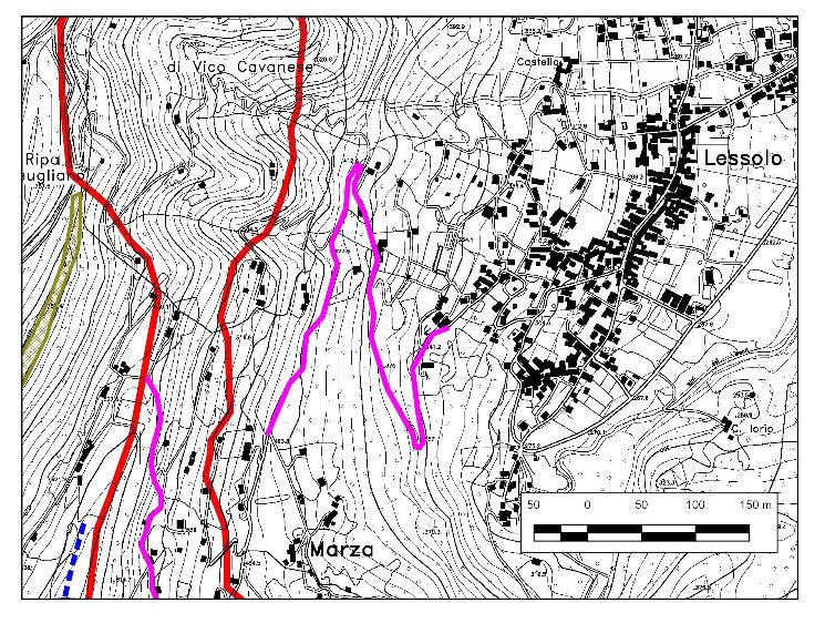 Intervento --_A1_11_001 AUTORITA' D'AMBITO TORINESE - 3 UNIONE DI COMUNI MONTANI VALCHIUSELLA TERRITORIO EX C.M. VALCHIUSELLA PIANO DI MANUTENZIONE ORDINARIA BACINO -- ESTRATTO CARTOGRAFICO STRADA PROVINCIALE n 68 A1.