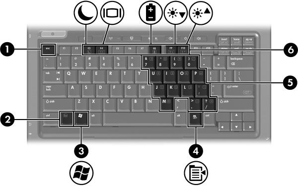 Tasti Il computer potrebbe risultare leggermente differente da quello raffigurato nell'illustrazione in questo capitolo.