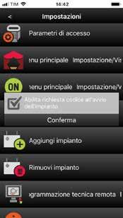 6 Cliccando su di essa verrà aperta l APP che mostrerà nel menù principale il tasto ALLARME IN CORSO - BLOCCA (Fig.