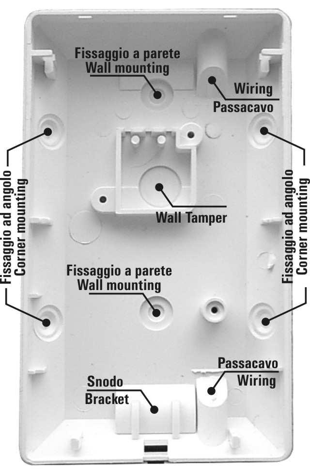 Fig.3: diagrammi di coperture 2 e 4 m e Vertical Adjust su B e C 3.1 FISSAGGIO A PARETE.