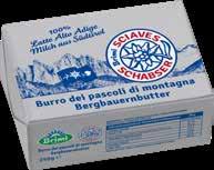 Art. 201 Brimi Burro Sciaves 250 g Brimi Schabser Butter 250 g Brimi Butter Sciaves 250 g Unità per cartone / Einheiten pro Karton / Units per boxes: 20 Cartoni per bancale / Kartone pro Palette /