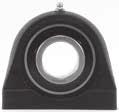 SUPPORTI RITTI SENZA PIEDI IN PLASTICA - PLASTIC TAP BASE BEARING UNITS UCPA a b h m w Bi n mm inch mm kg Bull. fiss.