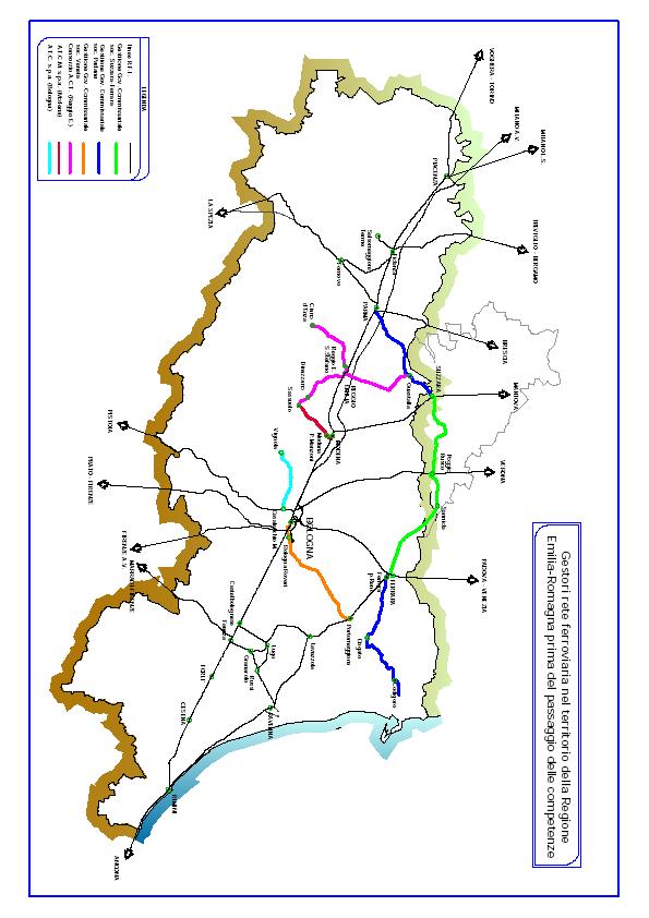 Lo sviluppo della governance del sistema ferroviario regionale (1/2) Prima del 2000 Situazione attuale All atto del trasferimento delle competenze dallo Stato alle Regioni (D.Lgs.