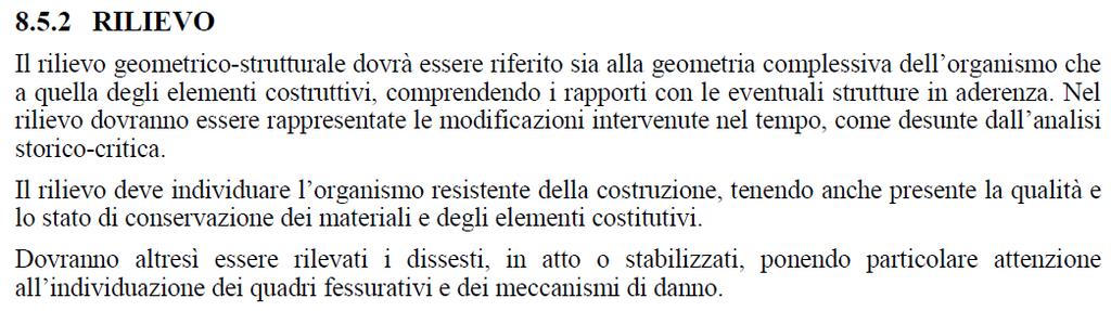 ATTO DI INDIRIZZO RECANTE: INDIVIDUAZIONE DEI CONTENUTI COGENTI DEL PROGETTO ESECUTIVO RIGUARDANTE LE STRUTTURE, AI SENSI DELL ART. 12, COMMA 1, DELLA L.R. N.