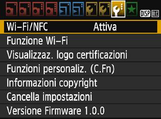 Funzione NFC Se si utilizza Connect Station o uno smartphone dotato di funzione NFC è possibile eseguire le seguenti operazioni: Avvicinare lo smartphone alla fotocamera per connettere i dispositivi