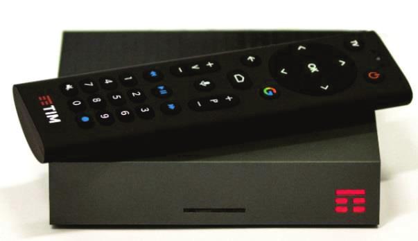 TIM Box Caratteristiche tecniche Pronto per l intrattenimento Basta collegarlo alla presa elettrica, alla TV e seguire tutti i passaggi per la configurazione guidata Sistema operativo Android TV: un