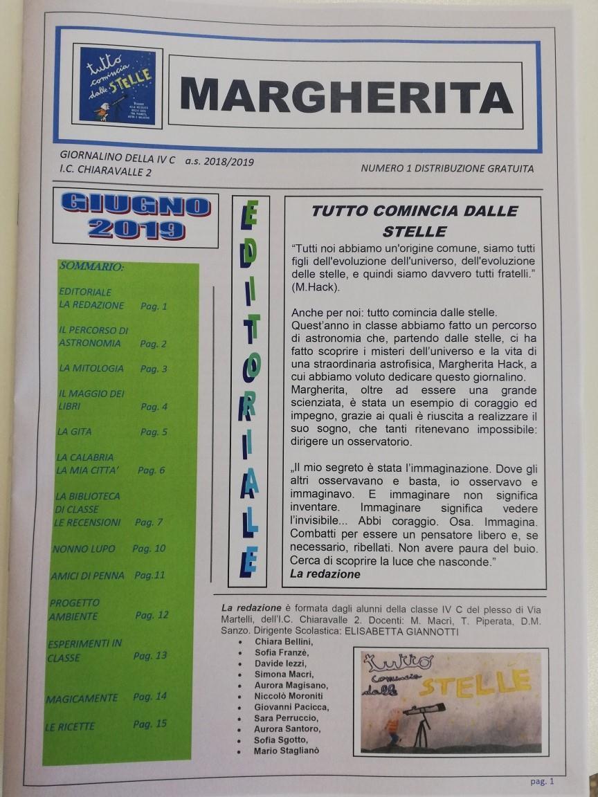 Il giornalino : MARGHERITA https://ita.