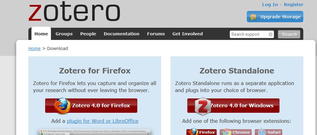 ZOTERO https://www.zotero.org/ TUTORIAL E GUIDE Zotero documentation: https://www.zotero.org/support Zotero screencast tutorials: https://www.