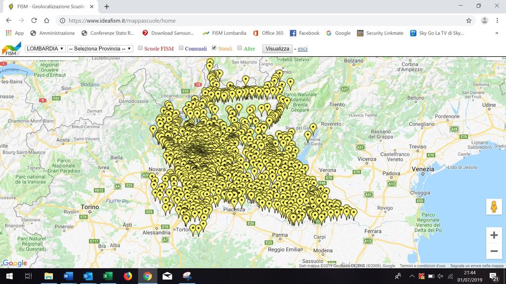 GEOLOCALIZZAZIONE