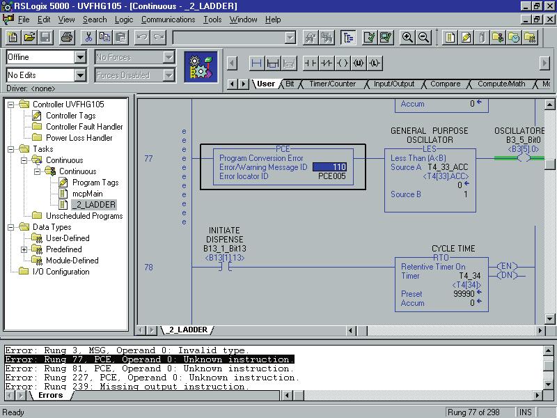 UNA SLUZINE INNVATIVA SENZA DIMENTICARE IL PASSAT Il sistema ControlLogix è stato progettato tenendo presente le esigenze dei già esistenti controllori PLC-5 e SLC 500 Allen-Bradley o Reliance