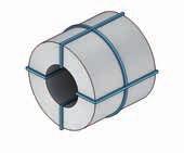 metallico External metallic or cardboard corner Angolare esterno metallico o in cartone Poly-coated paper