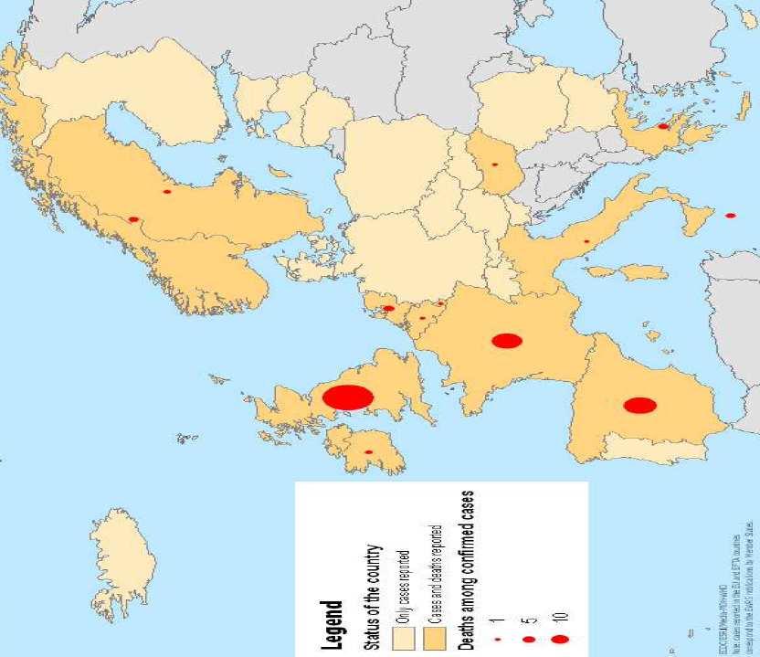 Scenario Percentuale di attacco Morti Percentuale di caso-fatalità A 5 milioni 1% Inferiore allo scenario B <.1% B 5 milioni 1% 4..1% C 175 milioni 35% 175..1% D 175 milioni 35% 3.5 milioni 2.