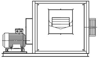 Motore/motor: 4 poli/poles (1500 rpm) - trifase/three-phase (3Ph-400V 50Hz) Modello Model Rpm Portata Flow rate (m 3 /h) Pm In max Mot.