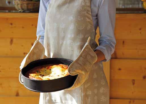 LA LINEA BIO PER LA CUCINA Profumo di pane appena sfornato e di torte fatte in casa.