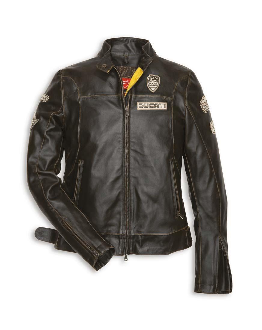 Historical 13 Giubbino in pelle / Leather jacket 98768668 XXS 1 Esterno / Outside Pelle bovina (spessore 0,6-0,8 mm) / Cowhide (thickness 0,6-0,8 mm) Interno / Inside Fodera fissa /