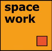 Space Work ringrazia Questo progetto di comunicazione si basa su una ricerca formale e percettiva che ha come obiettivo unire il logo di Space Work caratterizzato dalle forme quadrate di diverse