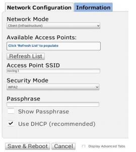 3. Aprire una pagina internet sul dispositivo connesso (Questa operazione non comporta un traffico dati attraverso internet) Digitare il testo http://config sulla barra degli