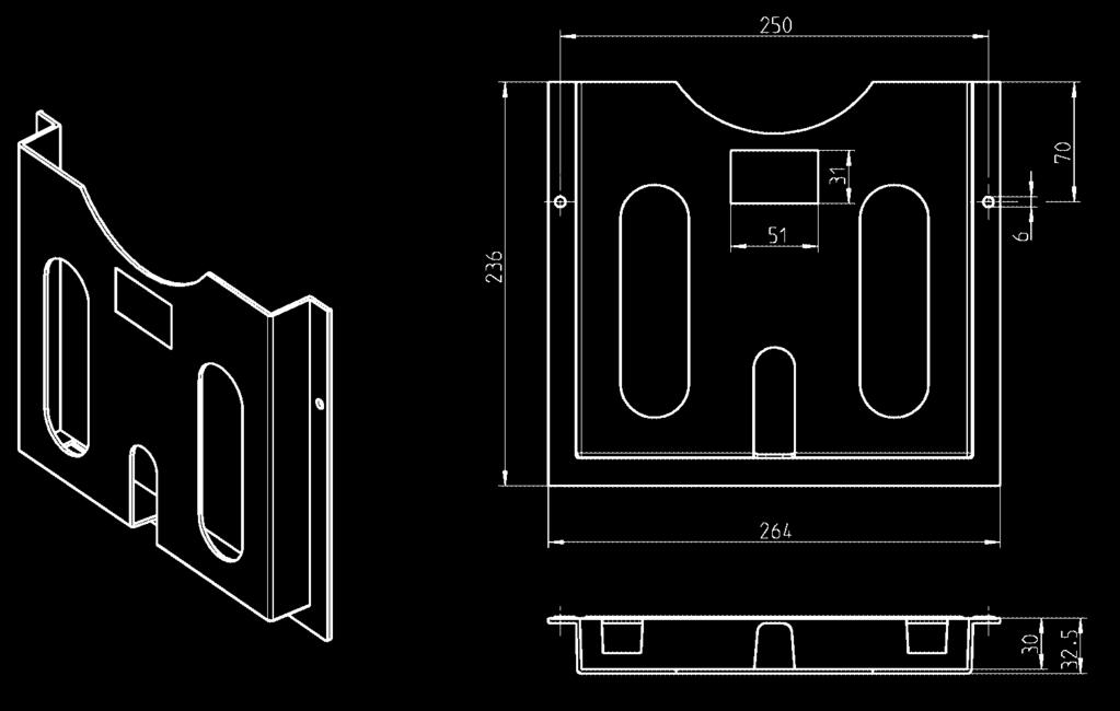 Ripiani / Tettucci speciali Shelfs / Special roof Tasca porta schemi Document pocket Realizzata in materiale termoplastico, autoadesiva, per documenti