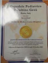 Programma miglioramento continuo qualità dell assistenza Certificazioni e accreditamenti L Ospedale ha intrapreso da oltre 10 anni diversi percorsi di accreditamento (Joint Commission