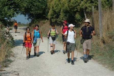 min): 6h 20m Dislivello in salita (m): 420 Dislivello in discesa (m): 535 Quota massima (m): 380 Difficoltà: Impegnativa Strade pavimentate: 43% Strade sterrate e carrarecce: 51% Mulattiere e