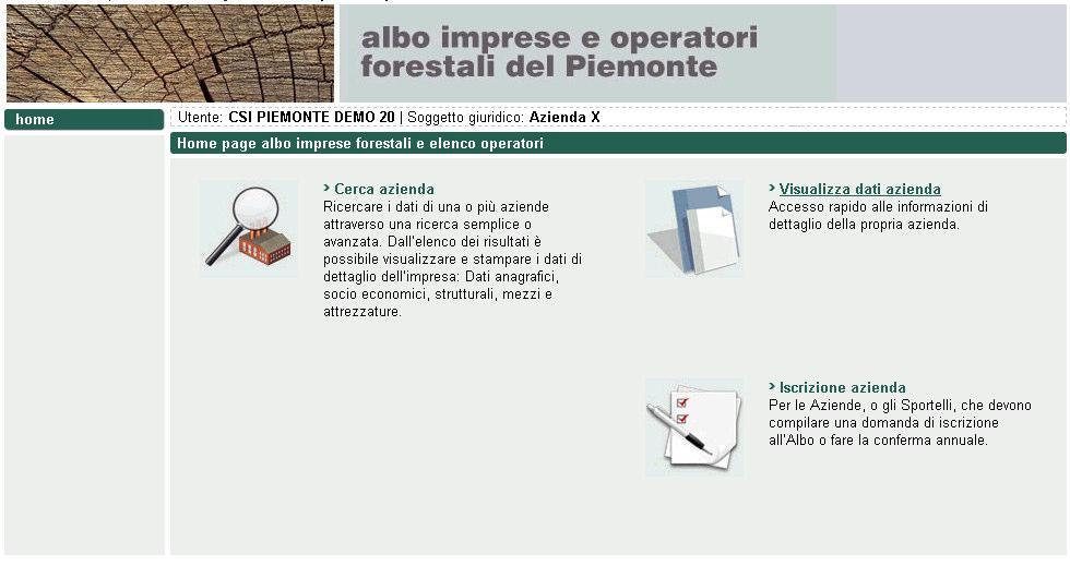 la propria impresa è possibile anche accedere velocemente