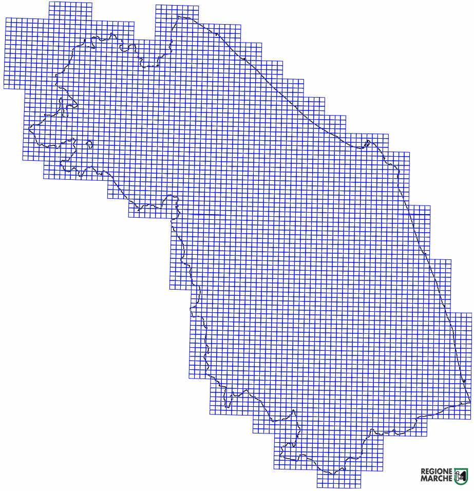 000 IGM), con dimensioni pari a 1 30 di latitudine e 2 30 di longitudine. Reticolo Elementi 1:2.