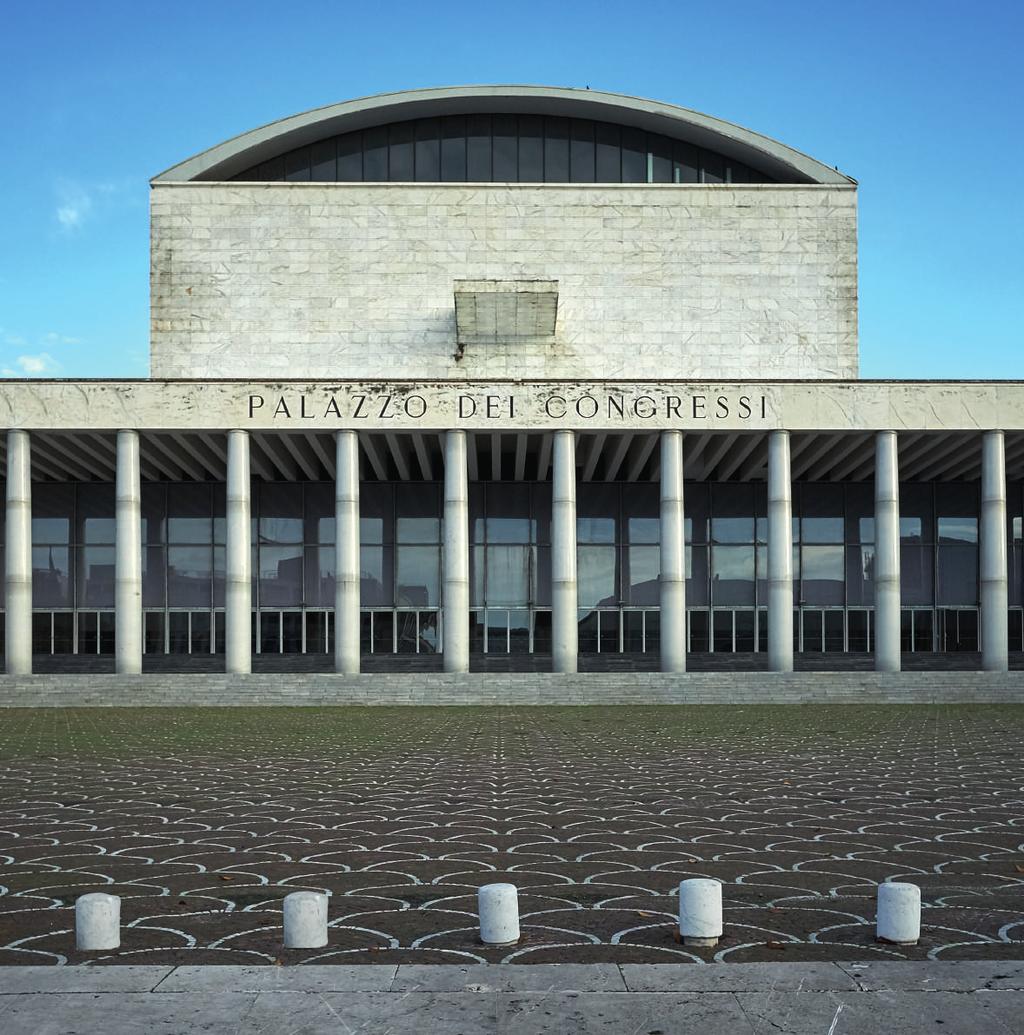 LOCATION Il Palazzo dei Ricevimenti e dei Congressi, più noto come Palazzo dei Congressi, progettato alla fine degli anni 30 dall architetto Adalberto Libera è una sintesi efficace tra il gusto