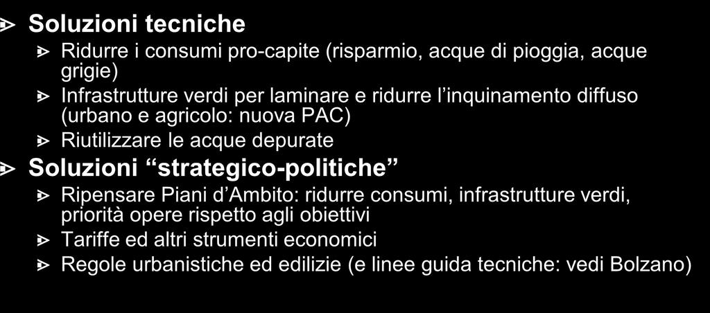 Usi civili e inquinamento: che fare?