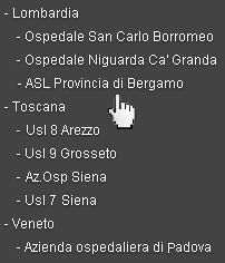 Periodo Corso. Una volta impostato il criterio di ricerca prescelto e selezionato il comando Cerca, il sistema propone l elenco dei corsi che rispettano i parametri (filtri) impostati dall Utente.