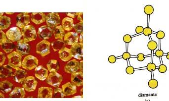 Allotropia Se uno stesso elemento dà origine a cristalli diversi si