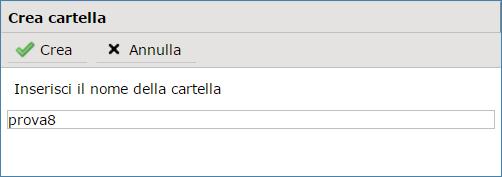 + Funzione nuova cartella: L opzione consente di creare una sottocartella di cartelle già esistenti ed è attiva su: CARTELLE DI SISTEMA: Bozze; Indesiderata; Inviata; Cestino; CARTELLE PERSONALIZZATE