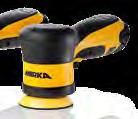 lucidatrice a batteria Mirka AROP-B 312NV con il tampone giallo