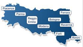 In Emilia-Romagna sono presenti 9