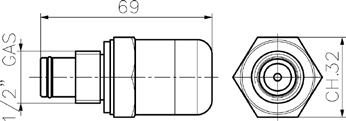 INFORMAZIONI DIMENSIONALI Con indicatori differenziali Visivi ed elettrici Indicatore differenziale visivo Taratura: 1,5 bar - Tipo: V1 Indicatore differenziale elettrico Taratura: 1,5 bar - Tipo: E1