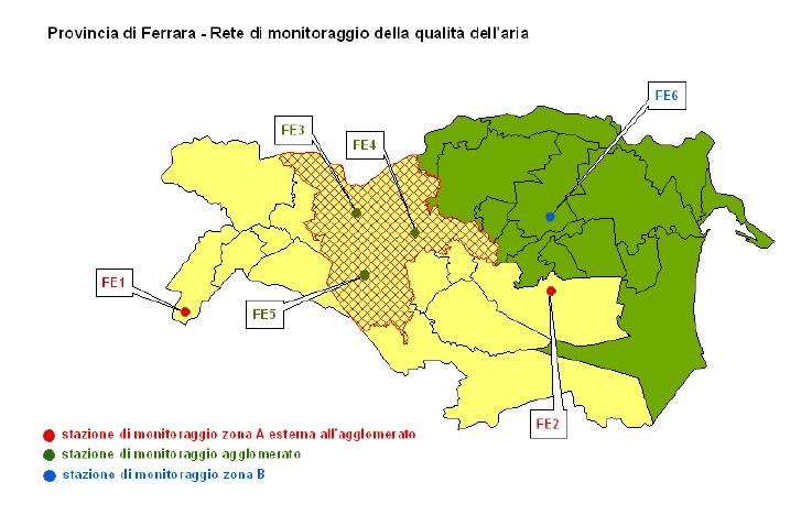 Zonizzazione Provinciale e Rete di Monitoraggio