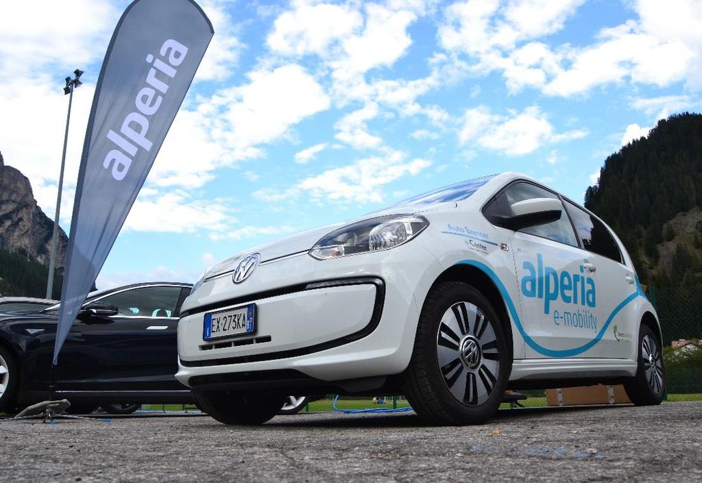 Flotta aziendale Alperia Alperia contribuisce già attivamente alla promozione della mobilità intelligente: con i suoi 40 veicoli elettrici è il parco auto elettrico più numeroso di tutto l Alto Adige