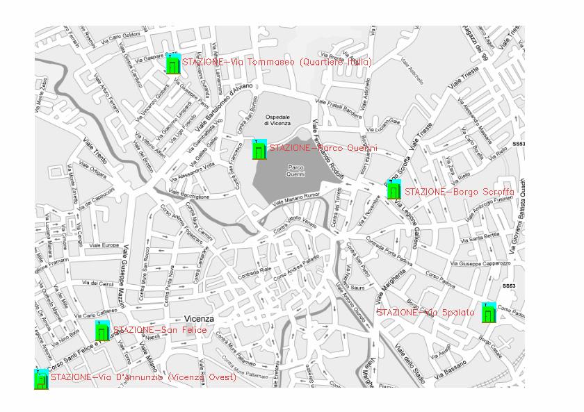 Stazioni fisse attive nel