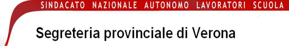 snals@gmail.com S C H E D E Snals Confsal di Verona a cura del Prof.