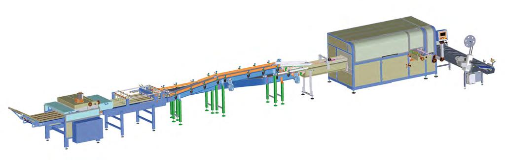 IMA-100, through an appropriate feeding system, permits to perform in continuous and in automatic the slicing and bagging of