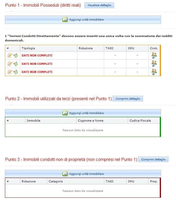 GUIDA AL CALCOLO IMU/TASI Nella sezione CALCOLA DOVUTO è possibile eseguire il calcolo della TASI e dell IMU, stampare il modello F24 di pagamento e un riepilogo del calcolo, nonché eseguire il