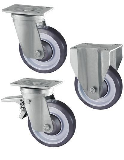 SUPPORTI SERIE Y - INOX HEAVY DUTY HOUSING SERIE Y - INOX HEAVY DUTY -Componenti in acciaio stampato inox AISI 304 di notevole spessore -Rotazione piastra su doppia corona