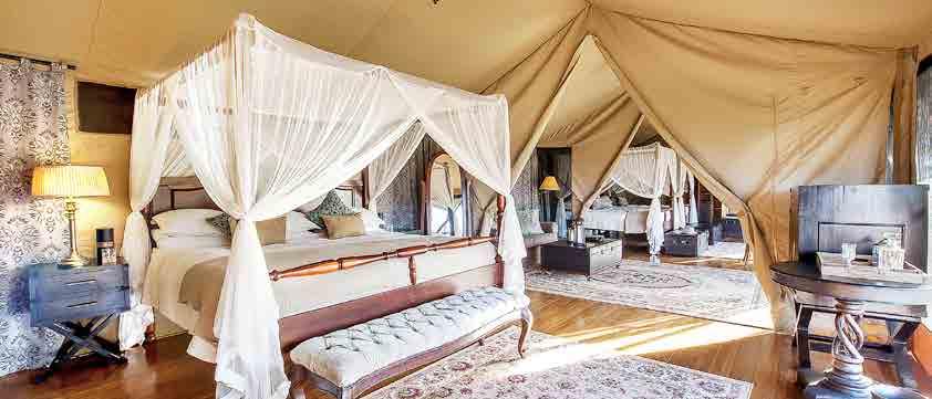 Situato su un sito pittoresco e appartato, all interno della Riserva del Masai Mara, il Sand River Camp vuole ricordare l atmosfera