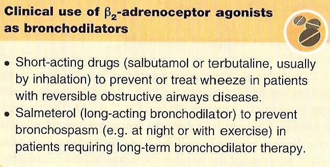 β 2 -adrenergici once-daily : indacaterolo, carmoterolo, milveterolo,
